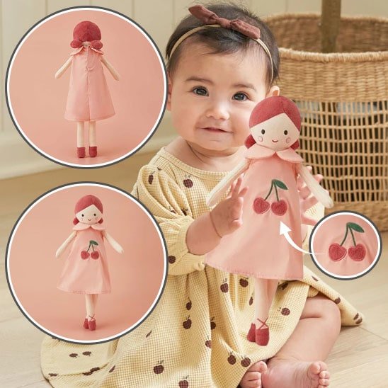 Doudou bébé fille | CUDDLEDOLL™ - Bebe Doudou