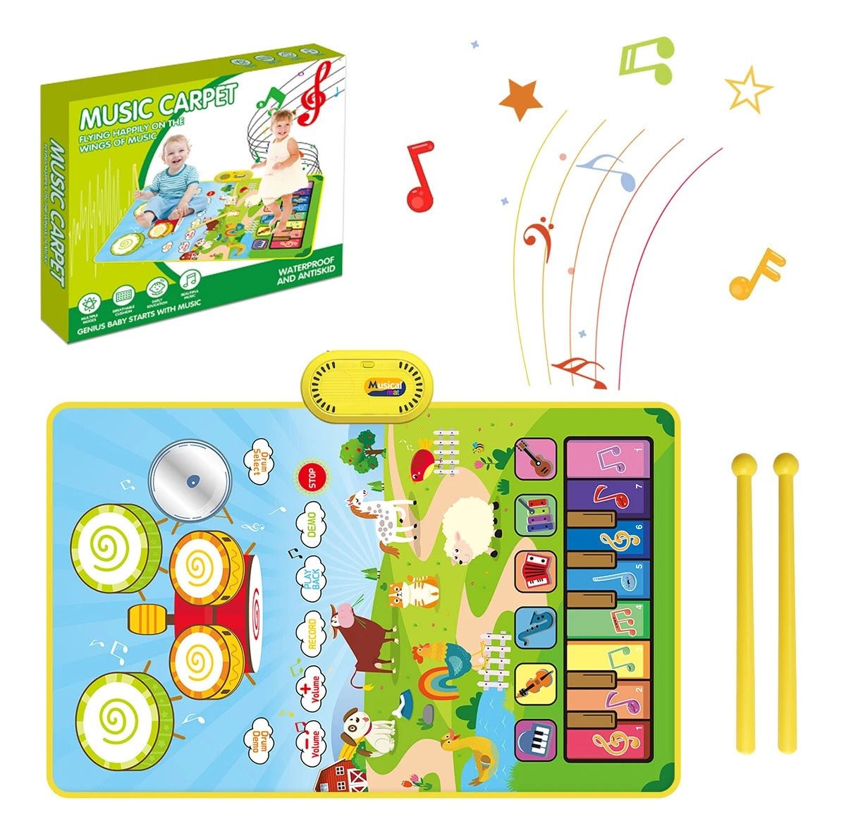 JOUET BEBE|PLAYMAT™ - TAPIS MUSICAL - Bebe Doudou