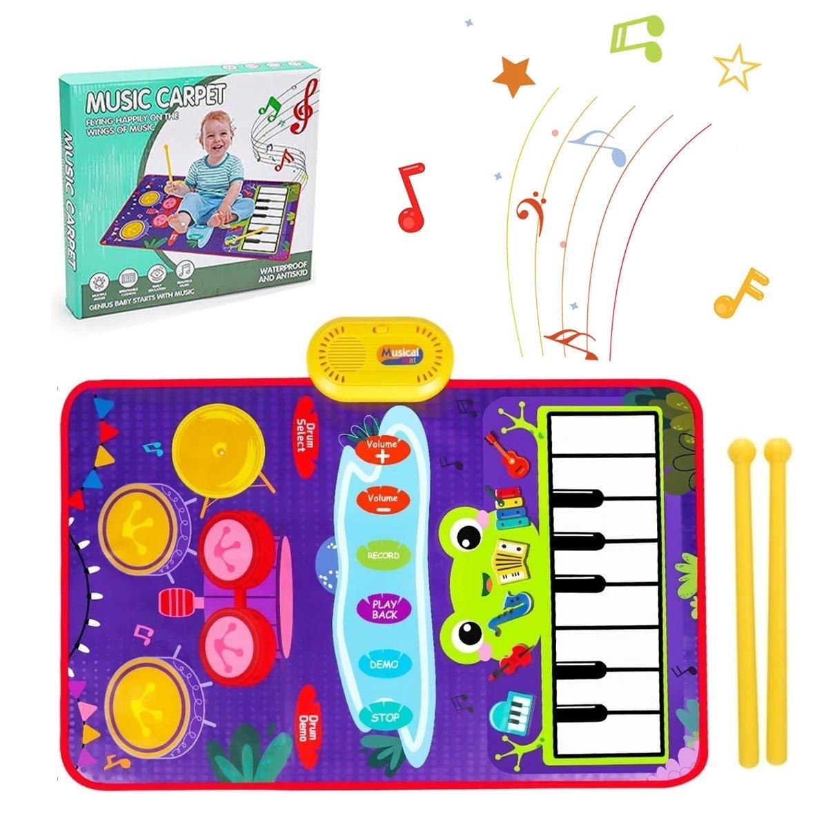 JOUET BEBE|PLAYMAT™ - TAPIS MUSICAL - Bebe Doudou