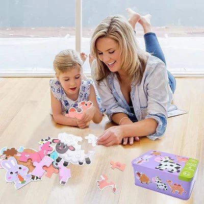 Puzzle Montessori - BabyPuzzle™ - Bétail - Bebe Doudou